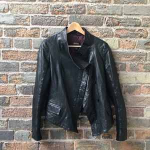 Danier Black Leather Jacket
